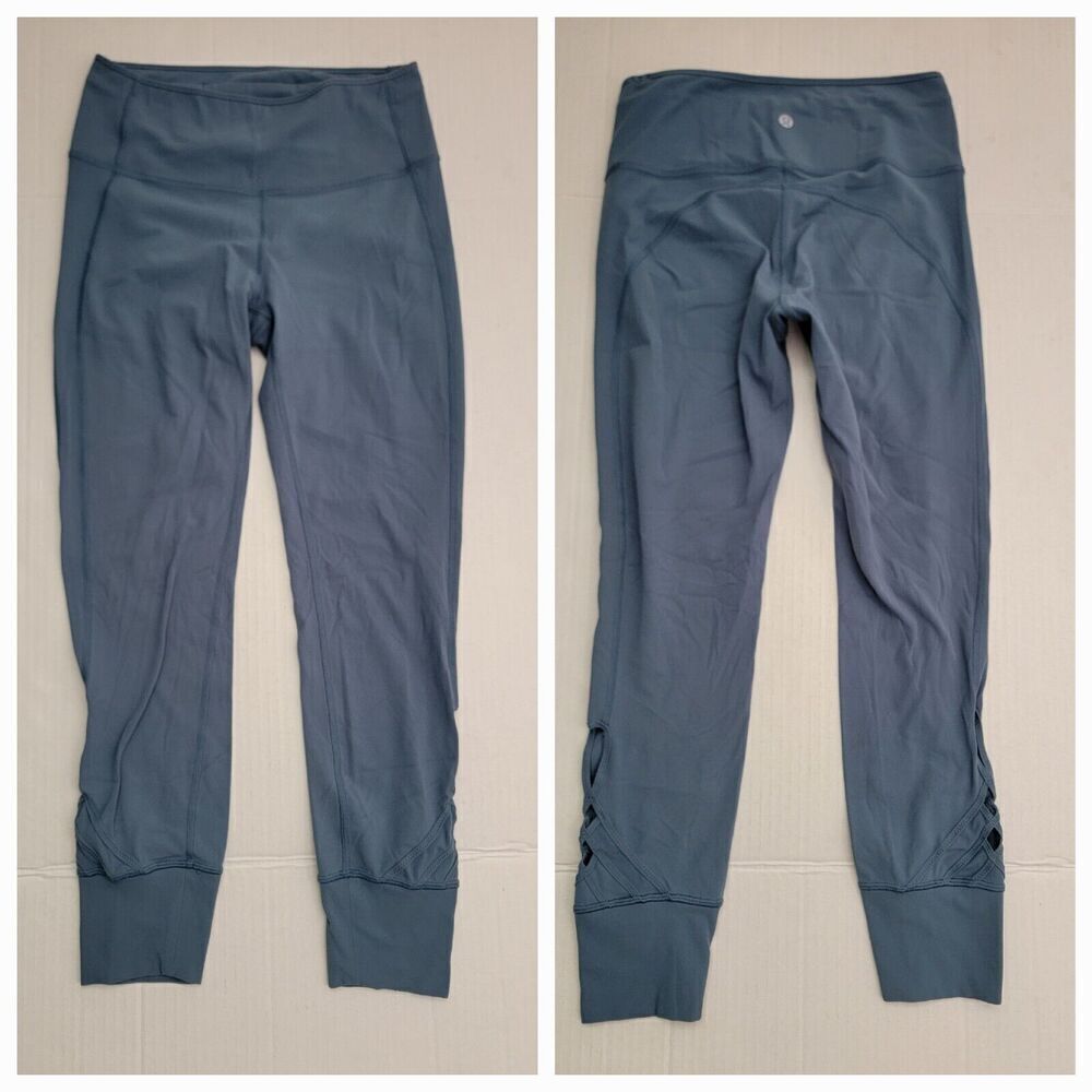 Lululemon Crop Leggings Womens 6 Melodic Movement 7/8 High Rise 25" W5BCRS
